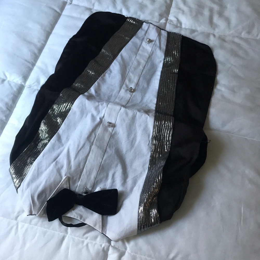 Top paw tux suit dog vest - size XL